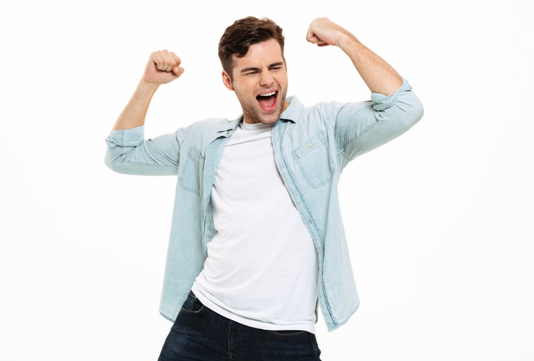 Hoog energieniveau na het aanbrengen van erobooost