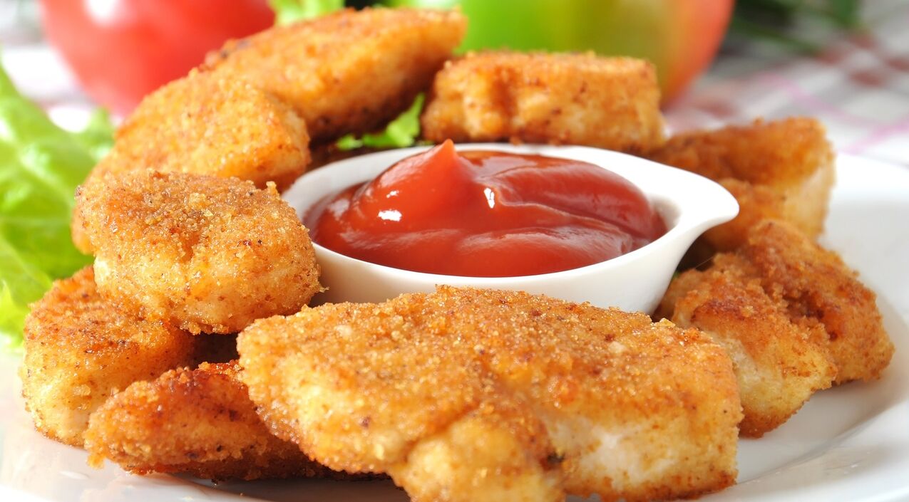 schadelijk voedsel voor potentie