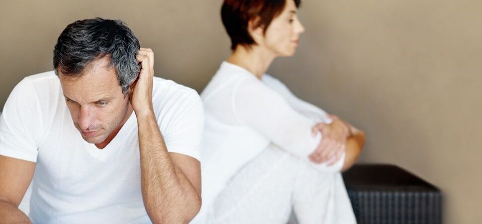 problemen in het gezin als gevolg van een slechte potentie