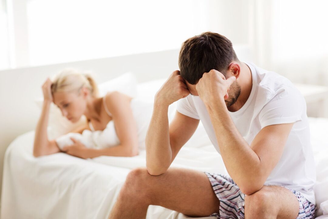 een man is boos over de slechte potentie, hoe hij deze kan vergroten